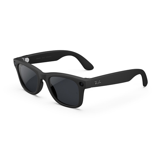 Image of Ray-Ban Meta Wayfarer (Gen 2) - Nero opaco, Lenti grigie Transitions®
