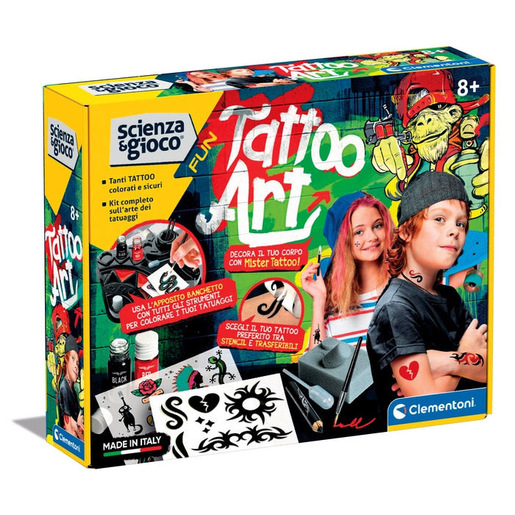 Image of Clementoni Science & Play Tattoo Art