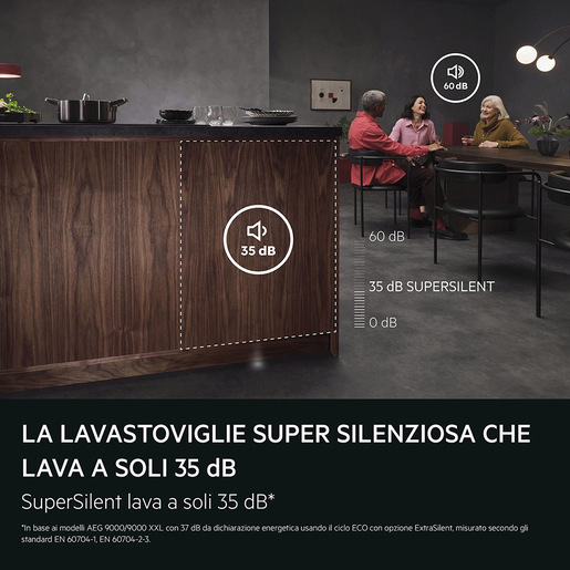 AEG GI8220X2TN Lavastoviglie da Incasso 14 Coperti Classe A 59,6 cm (Bianco)
