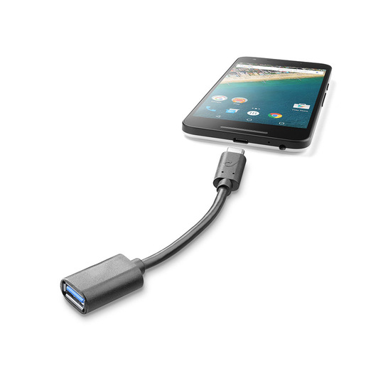Image of Cellularline Adattatore da USB-C a USB Converte la porta USB-C in USB cod015