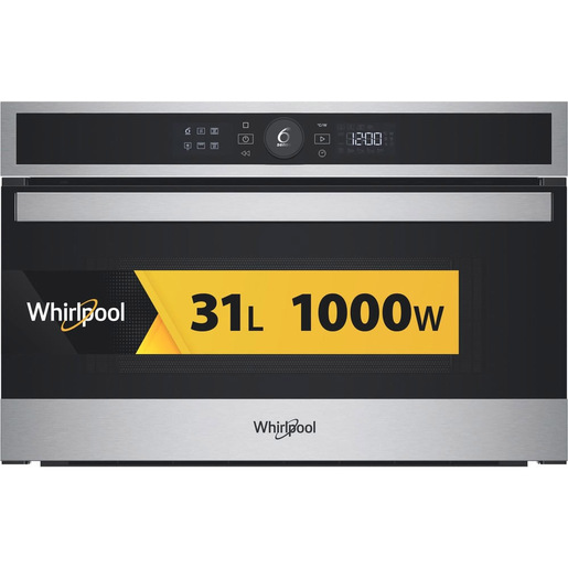 Whirlpool WMD4I4MX Microonde con grill, inox, Display Lcd 6°Senso, Crisp, 31 Lt