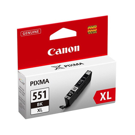 Image of Canon CLI-551XL BK w/sec cartuccia d'inchiostro 1 pz Originale Resa elevata (XL) Nero per foto