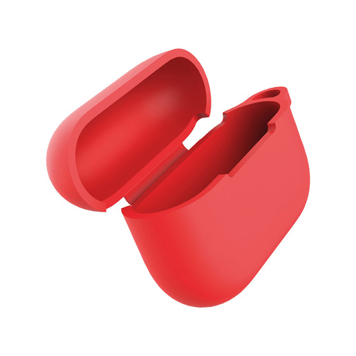 Image of Eva Fruit Custodia AirPods Pro in silicone morbido con base piatta - rosso