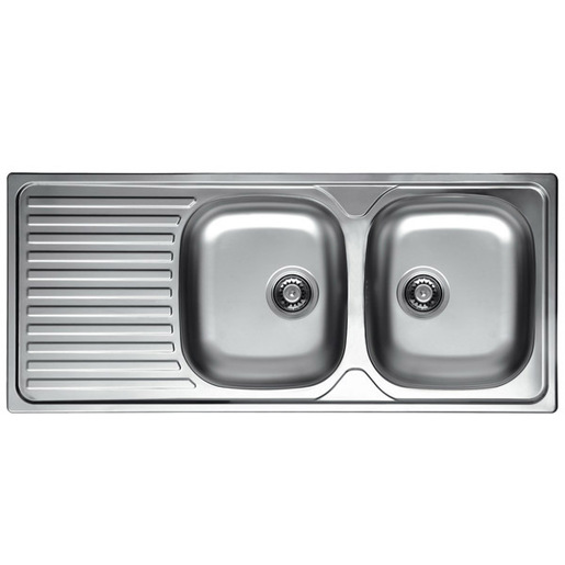 Image of Glem Gas GL216IXD lavello Lavello ad incasso Rettangolare Acciaio inossidabile cod015
