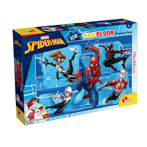 Image of Liscianigiochi Marvel Puzzle Df Maxi Floor 108 Spider-Man