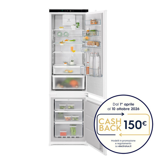 Electrolux Frigorifero Combinato Multiflow (Metal) Classe D ENP7MD19S
