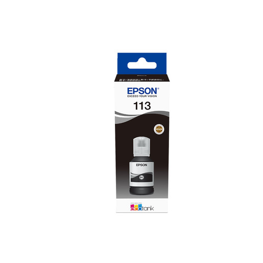 Image of Epson 113 EcoTank Pigment Black ink bottle