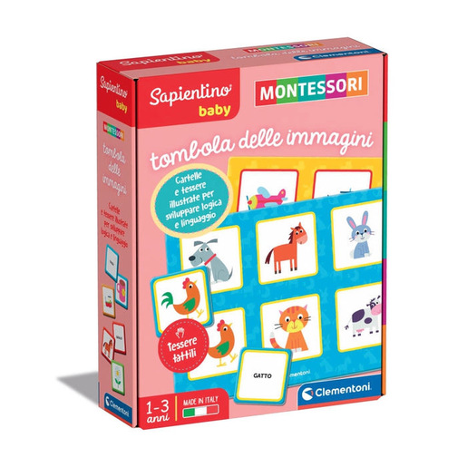 Image of        Clementoni Montessori Tombola delle immagini