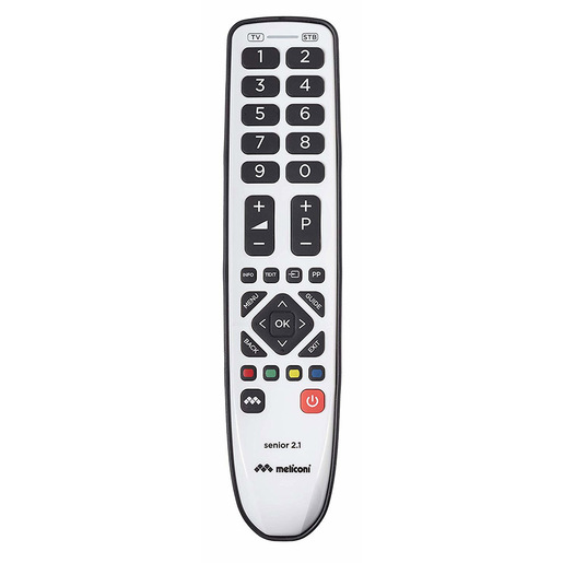 Image of Meliconi Senior 2.1 telecomando IR Wireless TV, Sintonizzatore TV Pulsanti