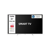 Ioplee Smart Tv Bianco 40'' Full Hd, Sistema Operativo Vidaa, Triplo Tuner DVBT2/C/S2, Certificato Tivusat, Piedini Installabili In Doppia Posizione Stre
