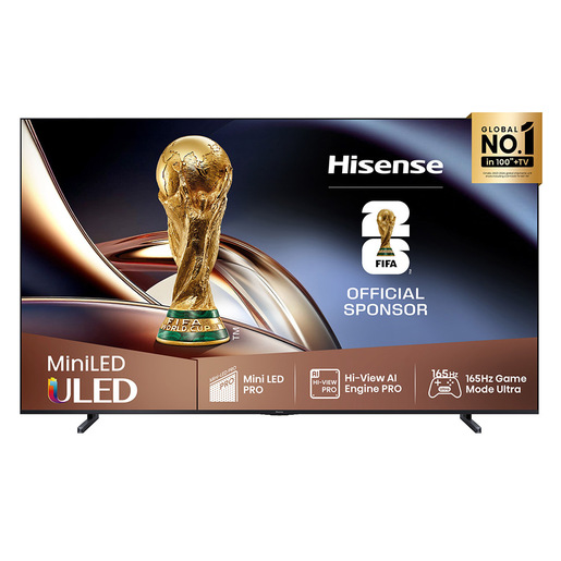 Image of Hisense 100U8Q 2,54 m (100'') 4K Ultra HD Smart TV Wi-Fi Nero, Grigio