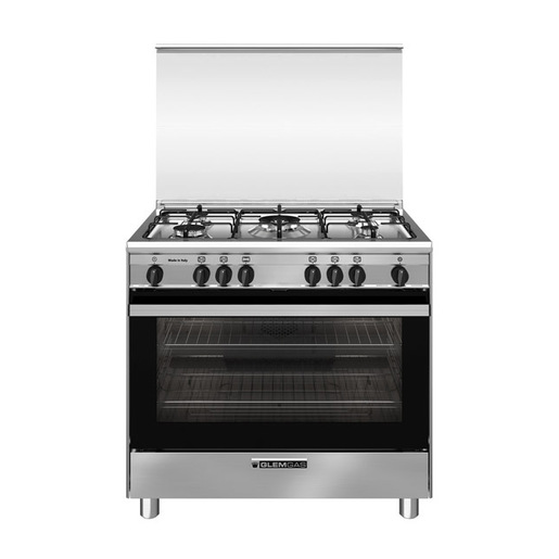 Image of Glem Gas SA965VI cucina A Acciaio inox Forno GAS Vent
