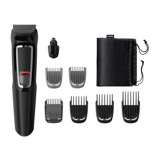 Image of Philips MULTIGROOM Series 3000 8 accessori 8-in-1, barba e capelli