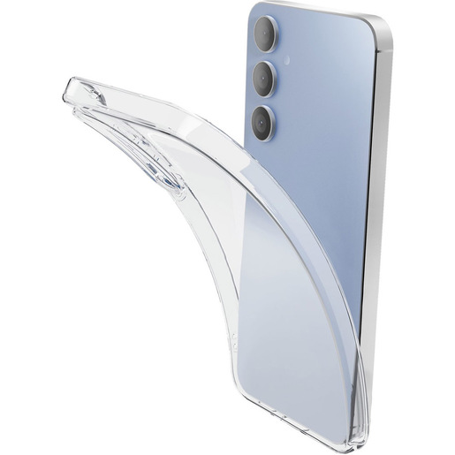 Image of Cellularline Fine - Galaxy S25 FE Cover in gomma morbida ultra sottile e trasparente