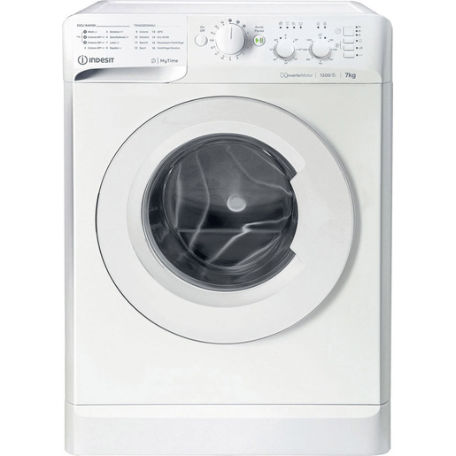 Indesit MTWC 71296 W IT Lavatrice Carica Frontale 7 KG 1200 Giri/min Classe A (Bianco)