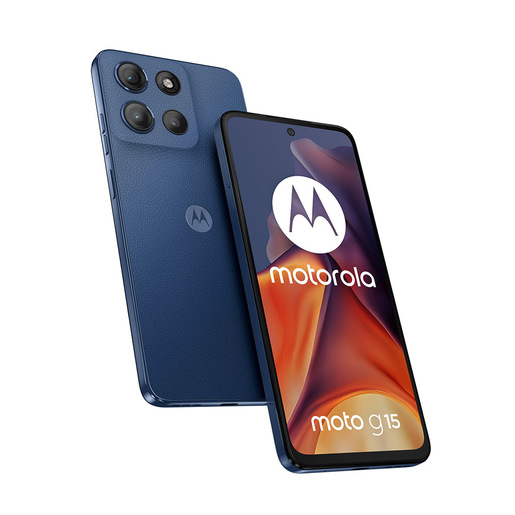 Image of Motorola moto g15 17,1 cm (6.72'') Doppia SIM Android 15 4G USB tipo-C 8 GB 512 GB 5200 mAh Blu marino