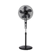 Electroline Ventilatore A Piantana 5 Pale 37Cm Telecomando Nero-Grigio-image