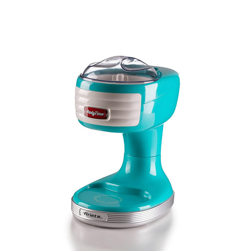 Image of Ariete 76 Ice Crusher Party Time, Macchina per tritare il ghiaccio, 30 W, Cestello tritaghiaccio removibile, Lame in acciaio inox, Celeste