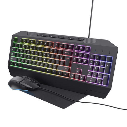 Image of Trust GXT 791 tastiera Mouse incluso Gaming USB QWERTY Italiano Nero