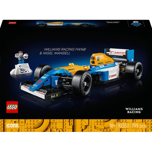 Image of LEGO ICONS Williams Racing FW14B e Nigel Mansell