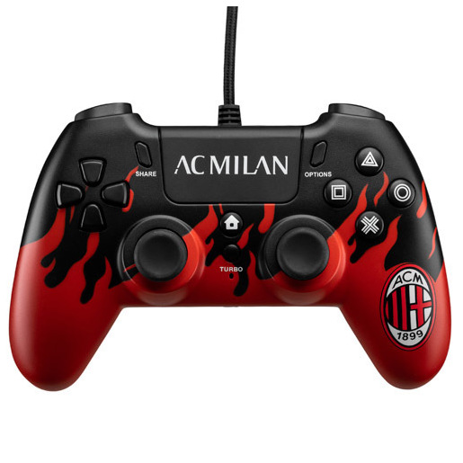 Qubick ACP40172 periferica di gioco Nero, Rosso USB Gamepad Analogico/Digitale PC, PlayStation 4, PlayStation 5
