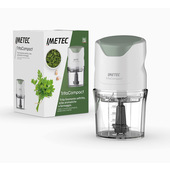 Imetec TritaCompact Tritatutto, Lame in Acciaio Inox, Capienza Contenitore 400 ml, Funzionamento a Pressione, Compatto, 350 w-image
