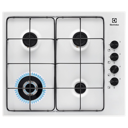 Image of Electrolux EGS6414W piano cottura Bianco Da incasso 60 cm Gas 4 Fornello(i)