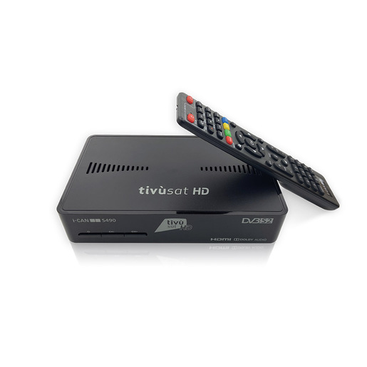 Image of i-CAN S490 set-top box TV Cavo, Ethernet (RJ-45), Satellite HD Nero