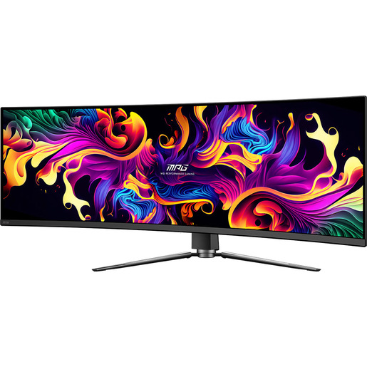 MSI MPG 491CQP QD-OLED Monitor PC 124,5 cm (49'') 5120 x 1440 Pixel DQHD Nero