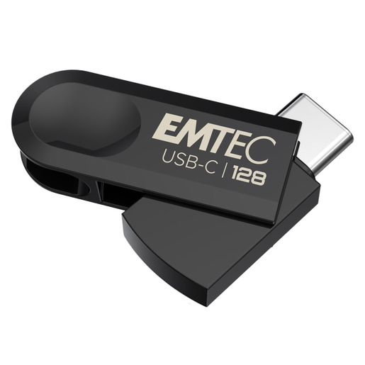 Image of Emtec C280 unità flash USB 128 GB USB tipo-C 3.2 Gen 1 (3.1 Gen 1) Nero