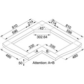 Franke Fhne Cor 4 3G Tc Xs C Acciaio Inossidabile Da Incasso Gas 4 Fornello(I)-image