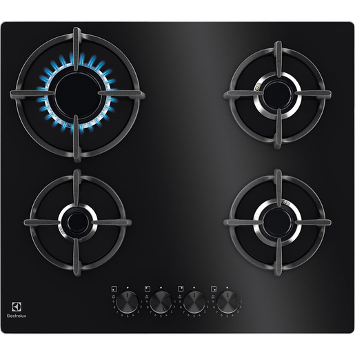 Image of Electrolux EGG64272K Piano cottura Serie 600 Gas on Glass 60cm