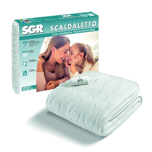 Image of Imetec 16803 scaldaletto Coperta elettrica 55 W Bianco Tessuto