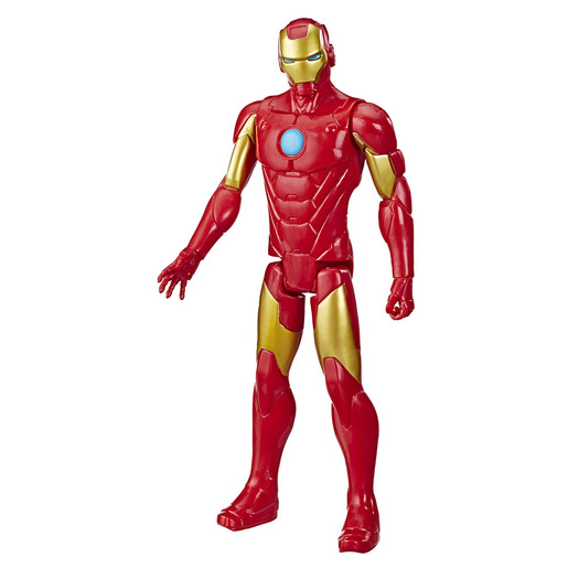 Image of Marvel Avengers Avengers - Iron Man (Action figure da 30cm, con blaster Titan Hero Blast Gear)