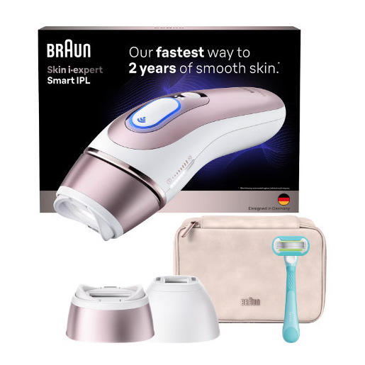 Image of Braun Skin i expert Luce pulsata intensa (IPL) Rose Gold, Bianco