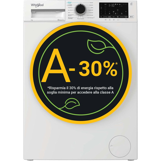 Image of Whirlpool Lavatrice smart connessa con WiFi 9 kg - WAM 99WB IT
