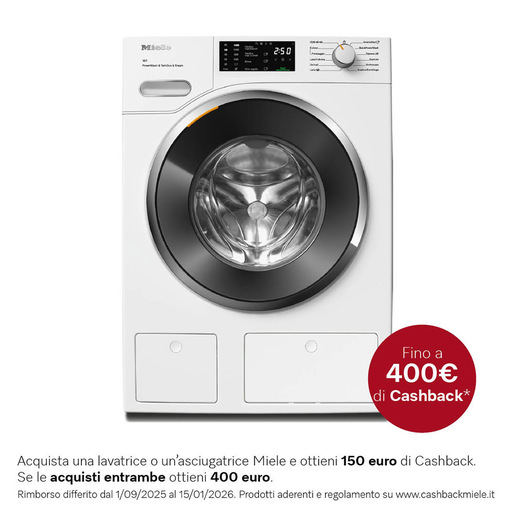 Image of Miele WWG880 WCS lavatrice Caricamento frontale 9 kg 1400 Giri/min Bianco