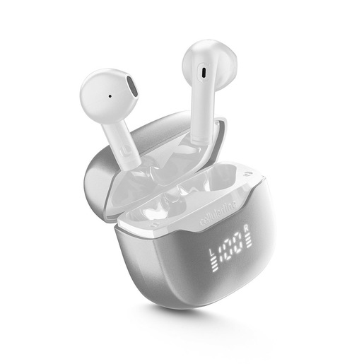 Image of Cellularline Core Pro Auricolari Bluetooth con custodia di ricarica, display LED e funzione ENC