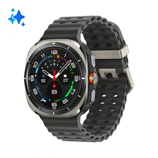 Samsung Galaxy Watch Ultra Smartwatch Galaxy AI, Resistenza estrema, Batteria a lunga durata, Sirena di emergenza, LTE, Cassa in titanio di grado aero