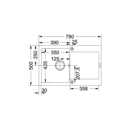 Franke MRG 611 Lavello ad incasso Rettangolare Fragranito