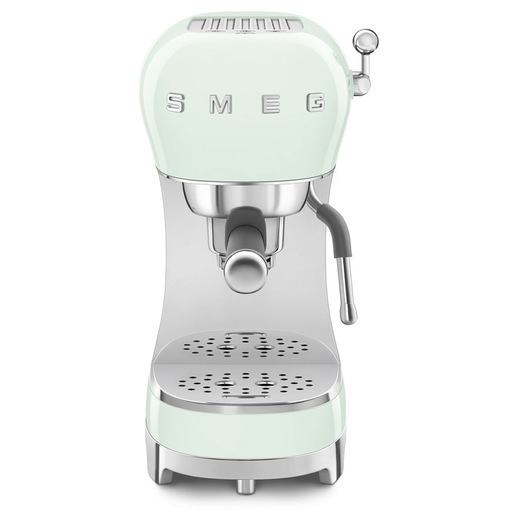 Image of Smeg Macchina da Caffè Espresso Manuale 50's Style – Verde Pastello LUCIDO – ECF02PGEU