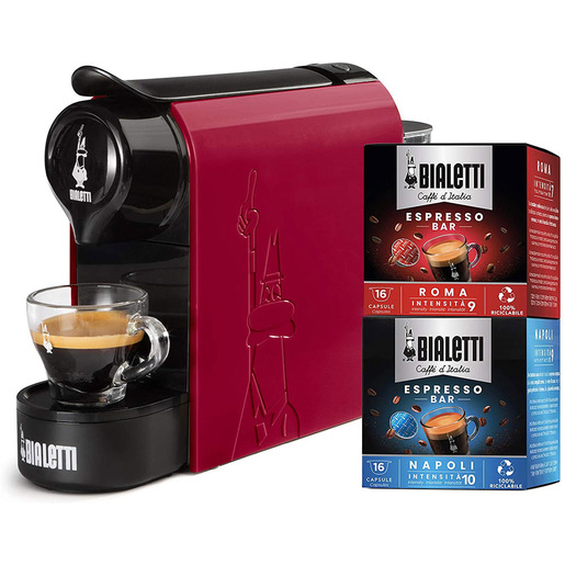 Image of Bialetti GIOIA ROSSO+32CAPS Automatica Macchina per caffè a capsule 0,5 L