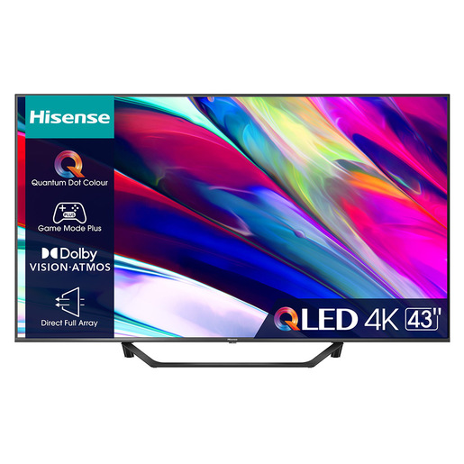Hisense 43A7KQ TV 109,2 cm (43'') 4K Ultra HD Smart TV Wi-Fi Nero 275 cd/m²