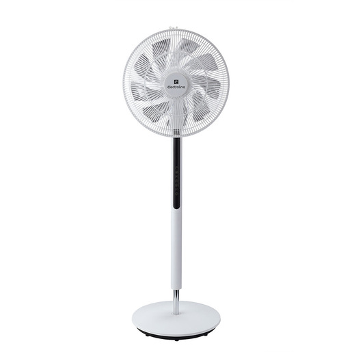 Image of Electroline Ventilatore a piantana 9 pale 40cm silenzioso controlli touch bianco