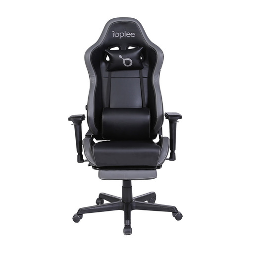 IOPLEE HC7009X sedia per videogioco Poltrona per gaming Seduta imbottita Nero, Grigio