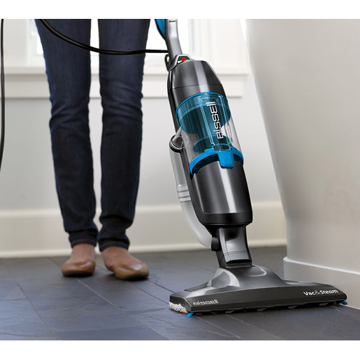 Image of Bissell Vac & Steam Scopa a vapore 1,35 L 1600 W Blu, Titanio