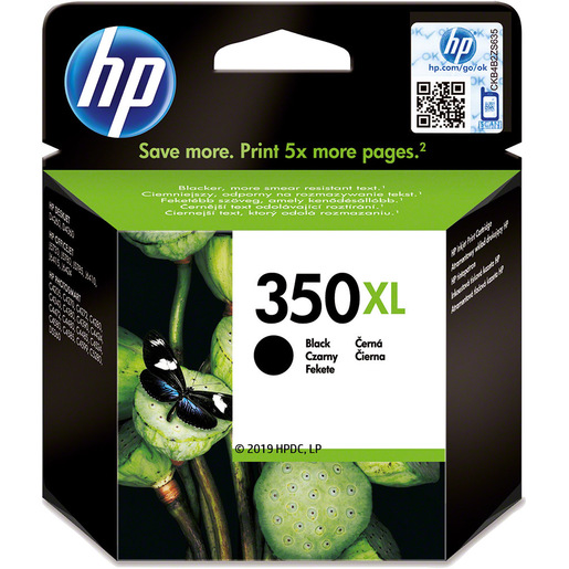 Image of HP Cartuccia originale inchiostro nero ad alta capacità 350XL