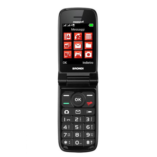 Image of        Brondi Magnum 4 7,11 cm (2.8'') Nero Telefono cellulare basico