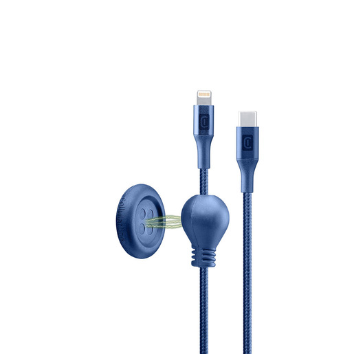 Image of Cellularline Click Cable 150cm - USB-C to Lightning Cavo USB-C to Lightning da comodino