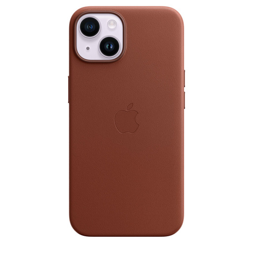 Image of Apple Custodia iPhone 14 in Pelle - Terra d'ombra